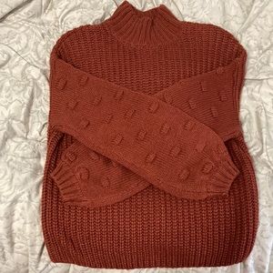 (Dark) Burnt orange sweater